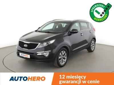 Kia Sportage LPG niski przebieg navi klima-auto PDC-kamera tempomat panorama III (2010-2015)