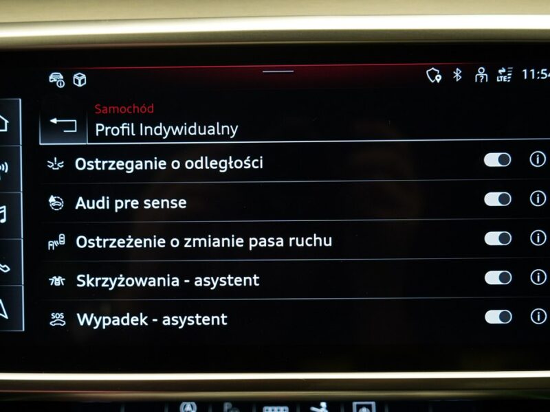 Audi A7 50 TDI Quattro Sline Virtual B&O MatrixLaser PneumatykaACC Oś skrętna 4G9 (2018-)