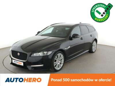 Jaguar XF 20d SportBreak Automat R-Sport Navi Tempomat Grzane Fotele Bixenon Kam X260 (2015-)