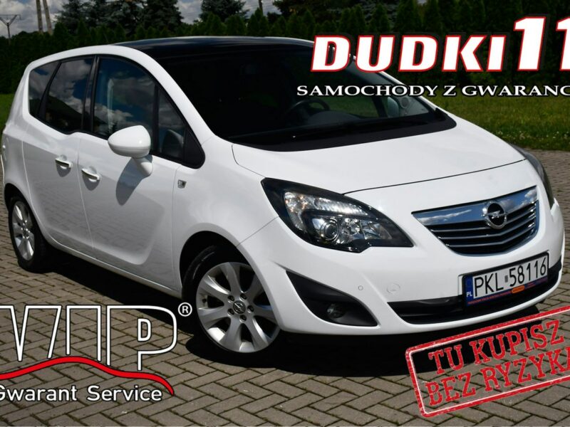 Opel Meriva 1.7 Diesel. Panorama Dach.Pół-Skóry.Wideo Rejestrator.Klimatronic 2 st II (2010-)