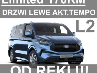 Ford Transit Custom Limited L2 170KM Drzwi Lewe Niska Cena Dostępny od ręki !! 2407zł