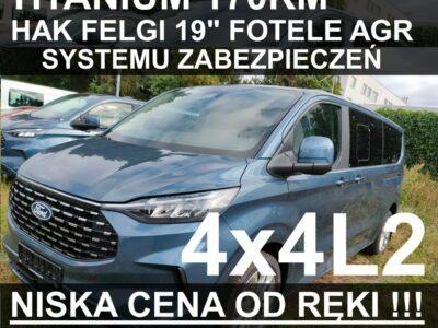 Ford Tourneo Custom L2 170KM Hak Fotele AGR Systemy Bezpieczeństwa Od ręki ! 3299zł