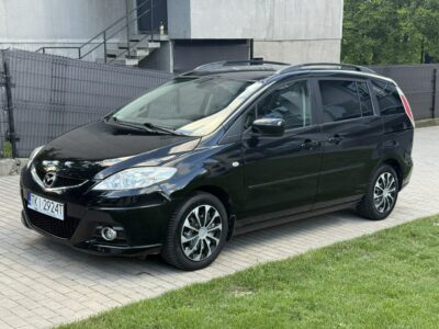 Mazda 5 2.0 Benzyna | Serwisowany | Gwarancja | Bogate wyposażenie | I (2005-2010)