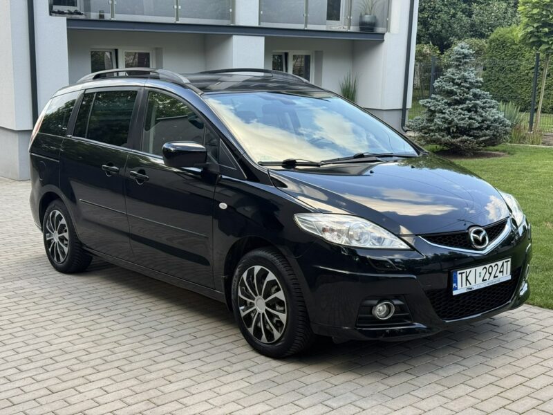 Mazda 5 2.0 Benzyna | Serwisowany | Gwarancja | Bogate wyposażenie | I (2005-2010)