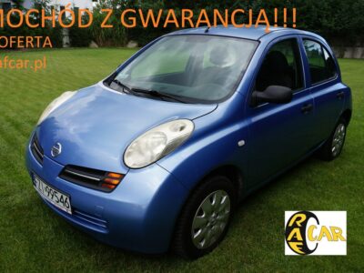 Nissan Micra zarejestrowana, ubezpieczona. Gwarancja. Polecam!!! K12 (2003-2010)