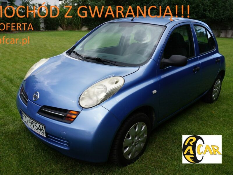 Nissan Micra zarejestrowana, ubezpieczona. Gwarancja. Polecam!!! K12 (2003-2010)