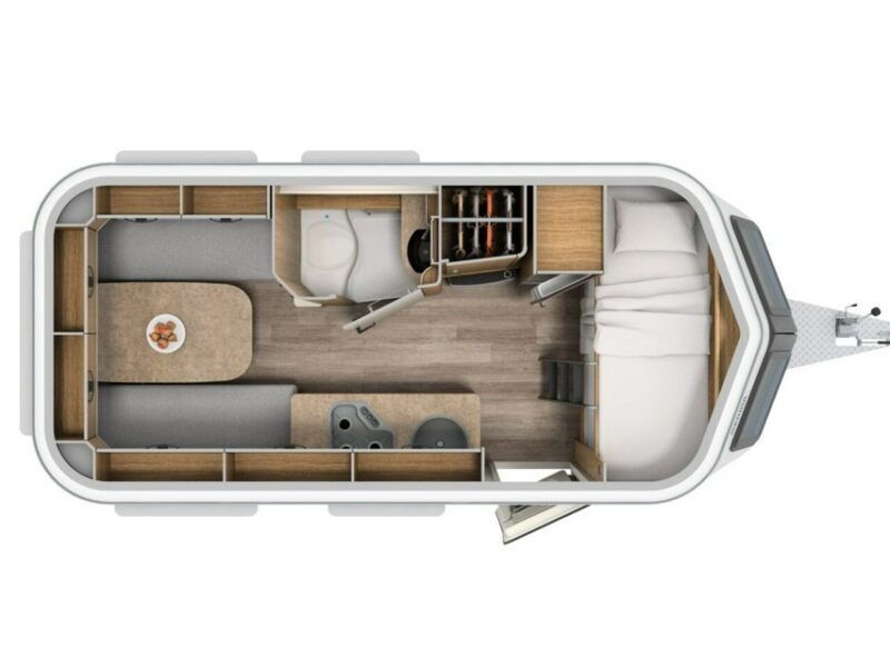 przyczepy kempingowe Hymer-Eriba Touring Facelift - Touring 560 Wyjątkowa przyczepa nawet dla 6 osób z otwieranym dachem!