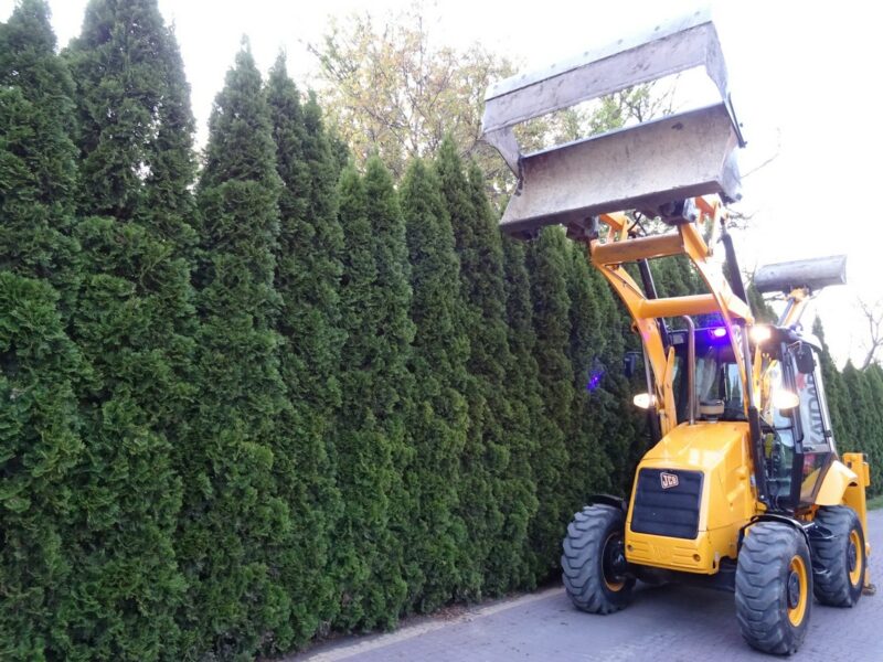 na równych kołach JCB 2CX SM 4 WS JCB 2CX 4x4 Compact koparko-ładowarka 2 łyżki dodatkowe Sprowadzona