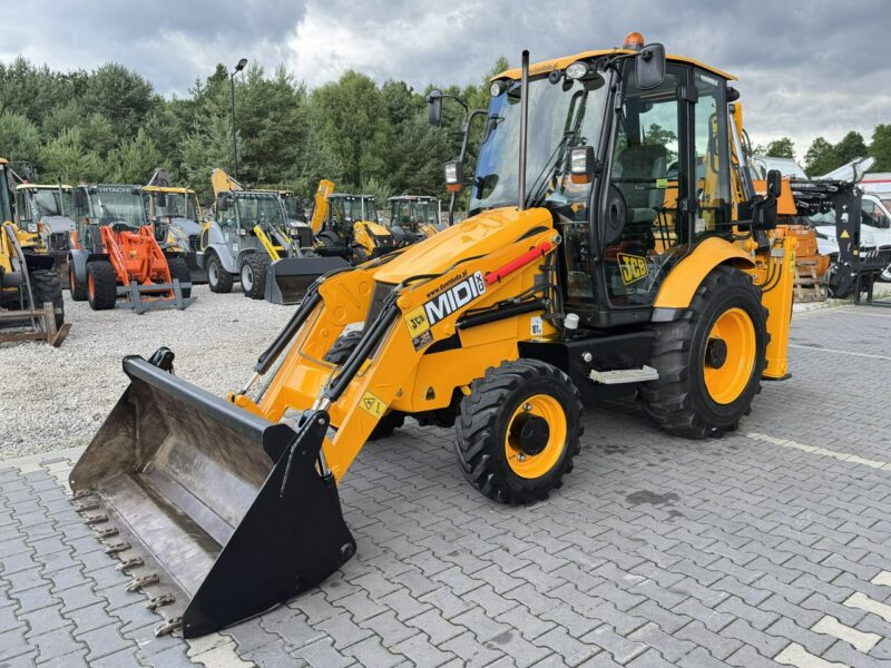 standardowa JCB MIDI CX Szybkozłącze Nowe Opony bez luzów i wycieków Super Stan (nie 2CX, 3CX, Minikoparka, Traktorek)