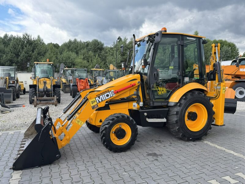 standardowa JCB MIDI CX Szybkozłącze Nowe Opony bez luzów i wycieków Super Stan (nie 2CX, 3CX, Minikoparka, Traktorek)