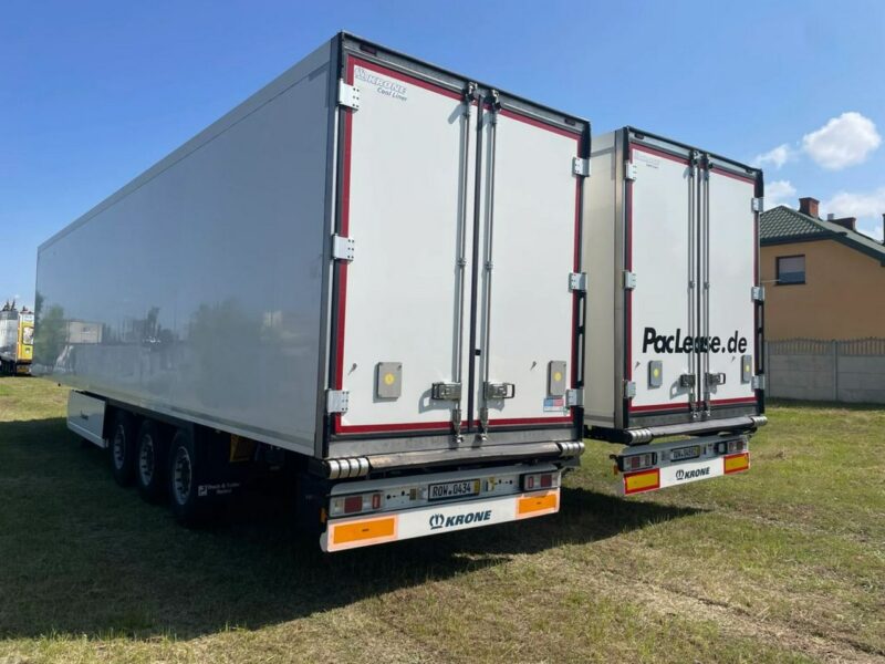 chłodnia Krone SD Krone THERMOKING SLXI300 Chłodnia Doppelstock podwojny zaladunek kwiat