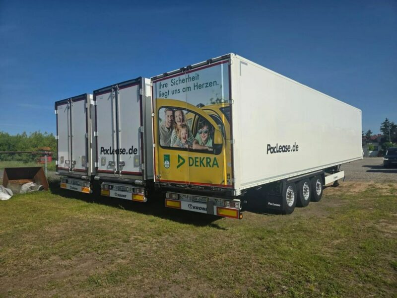 chłodnia Krone SD Krone THERMOKING SLXI300 Chłodnia Doppelstock podwojny zaladunek kwiat