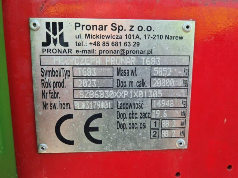 rolnicze Pronar t 683