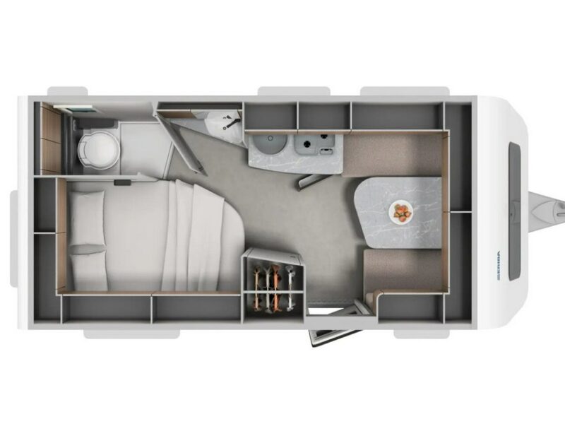 przyczepy kempingowe Hymer-Eriba Nova Light 465 Komfortowa przyczepa dla 2-4 osób, jakość Eriba! Kraków