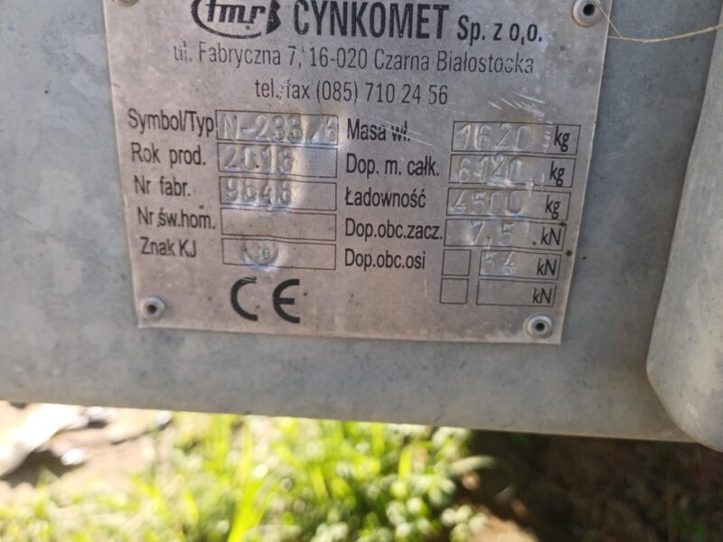 Rozrzutnik obornika CYNKOMET