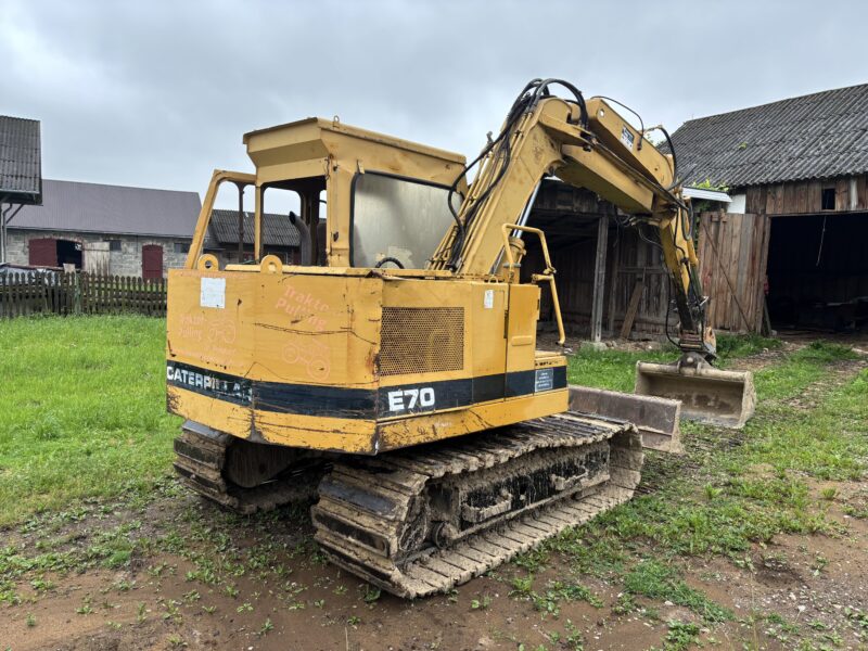 Koparka Gąsienicowa CAT e70 Caterpillar skrętne ramię