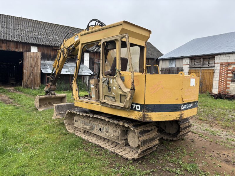 Koparka Gąsienicowa CAT e70 Caterpillar skrętne ramię