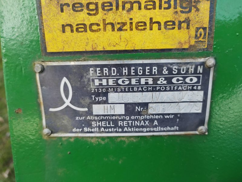Pług HEGER 4 zagonowy