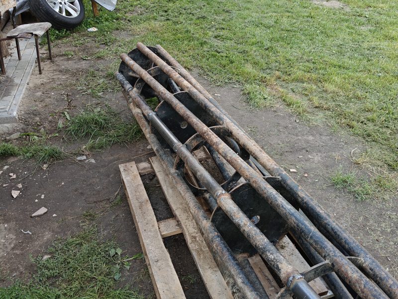 Wał rurowy 2.7 m z ramą, wał rurowy 2.5 m z ramą