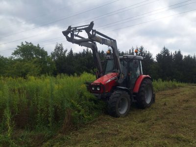 Usługi rolnicze. mulczowanie, transport, uprawa