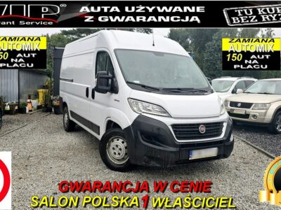 Fiat Ducato -SPRZEDANY- VAT 23% ! L1H2 150KM ,Salon PL-1 wł !Nowy Rozrząd