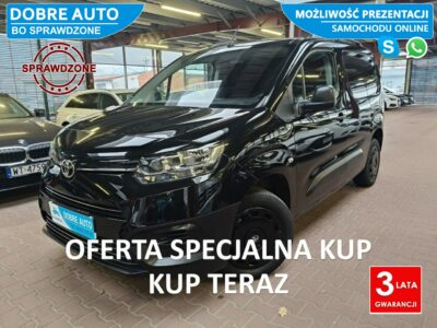 Toyota Proace City 1.5 102KM Rej. 12.2020r 81 tyś km, I Właściciel, FV 23%