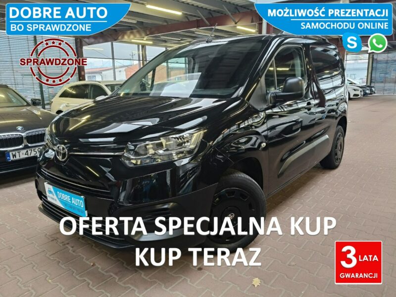Toyota Proace City 1.5 102KM Rej. 12.2020r 81 tyś km, I Właściciel, FV 23%