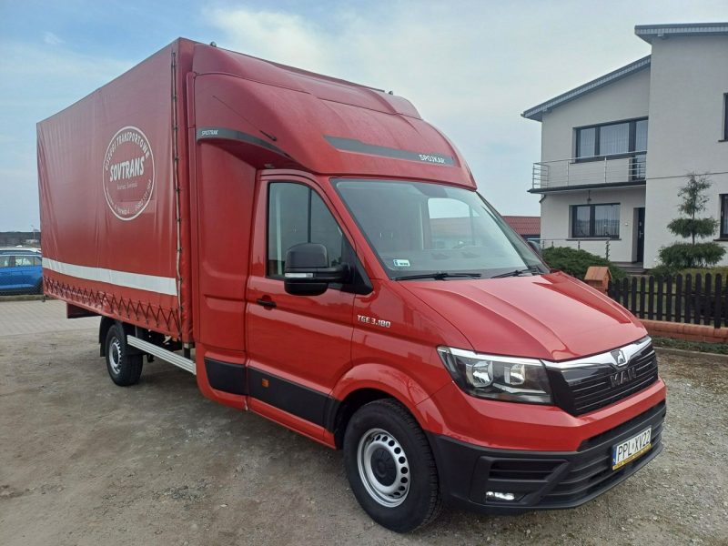 Man TGE Spojkar Plandeka wym 4,80 x 2,20 x 2,20 m 10 Euro palet