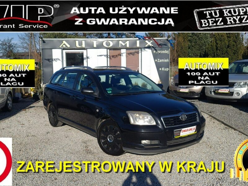 Toyota Avensis -SPRZEDANY- Najlepszy 2.0 BENZYNA! ZADBANA !Możliwa Zamiana II (2003-2009)