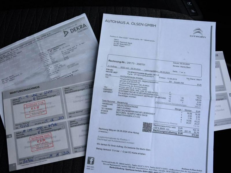 Citroen C4 SpaceTourer Shine Full Led Pure Vision Kamera 360 Navi Martwe pole Asysten pasa