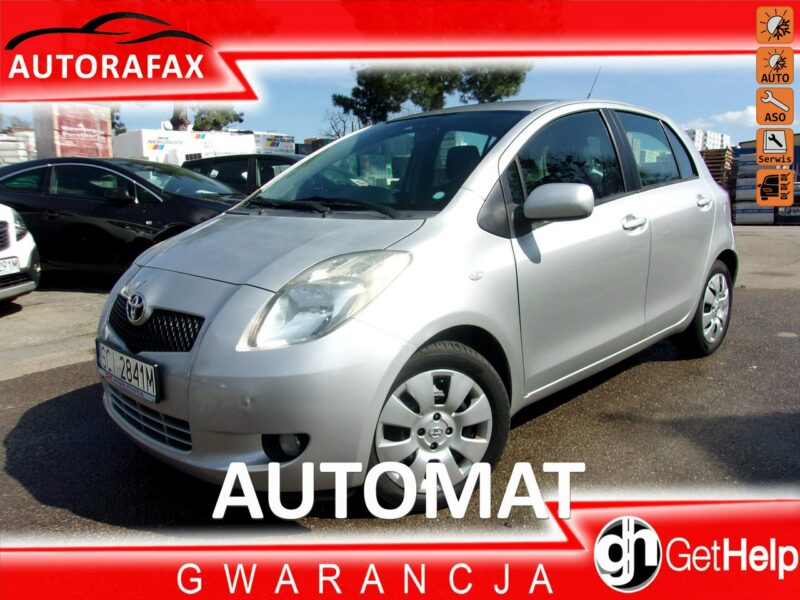 Toyota Yaris Automat 1.3 VVT-i Klimatyzacja El.Szyby, El. Lusterka II (2005-2011)