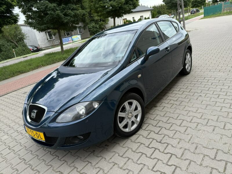 Seat Leon Seat Leon 1.6MPi 102KM Climatronic 2007r Serwisowany Alufelgi Opłacony II (2005-2012)