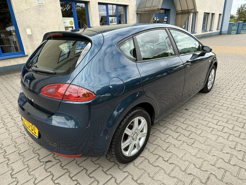 Seat Leon Seat Leon 1.6MPi 102KM Climatronic 2007r Serwisowany Alufelgi Opłacony II (2005-2012)
