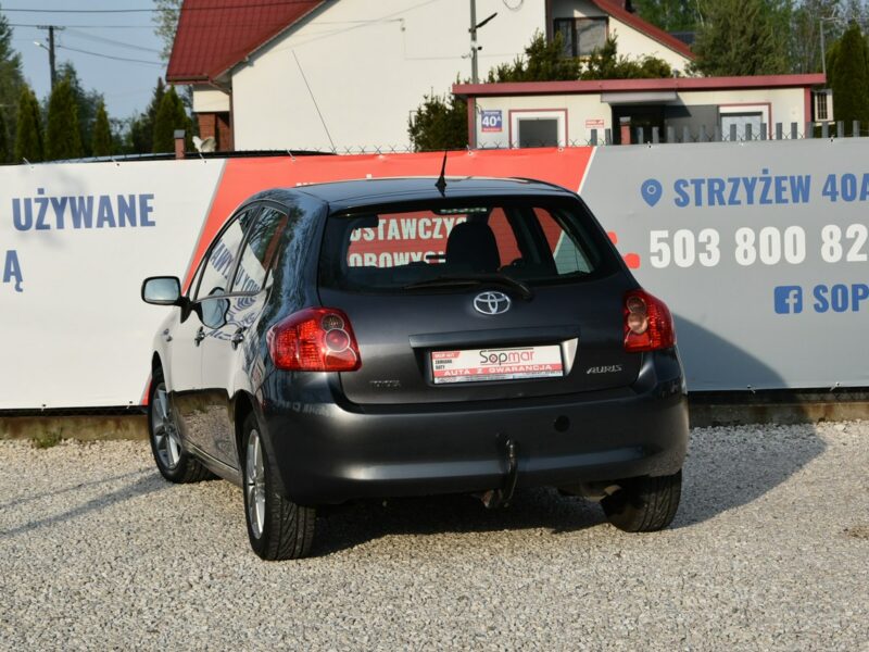 Toyota Auris 1.6VVT-i 132KM GAZ 2009r. Climatronic alufelgi Isofix HAK 5drzwi I (2006-2012)