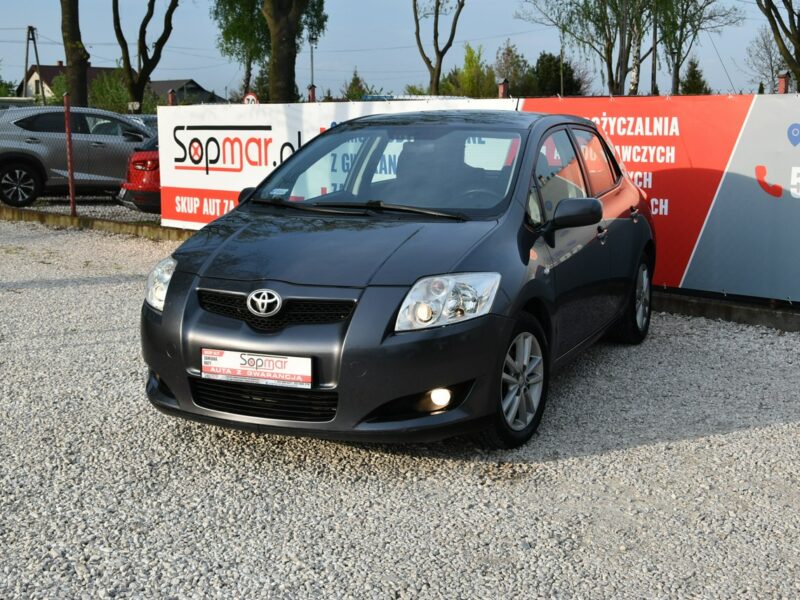 Toyota Auris 1.6VVT-i 132KM GAZ 2009r. Climatronic alufelgi Isofix HAK 5drzwi I (2006-2012)
