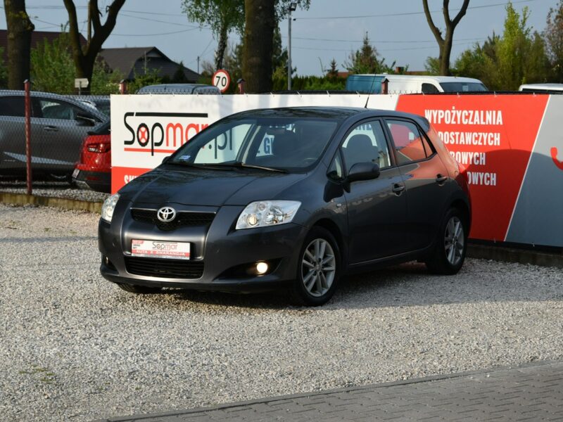 Toyota Auris 1.6VVT-i 132KM GAZ 2009r. Climatronic alufelgi Isofix HAK 5drzwi I (2006-2012)
