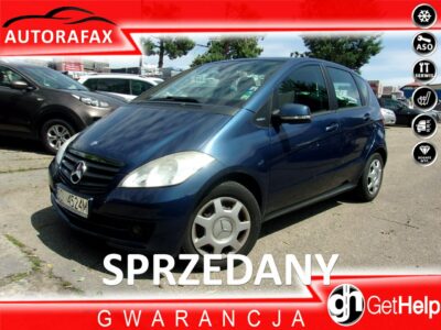 Mercedes A 160 Klimatyzacja, Ele szyby, Ele lusterka, Podgrzewane fotele, Dwa kpl kół W169 (2004-2012)