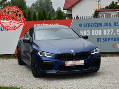 BMW M8 Competition 625KM 2022r. SALON fv23 Laser Carbon Kamera360 Bowers &Wil