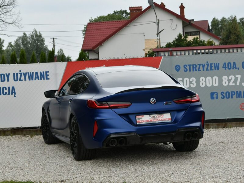 BMW M8 Competition 625KM 2022r. SALON fv23 Laser Carbon Kamera360 Bowers &Wil