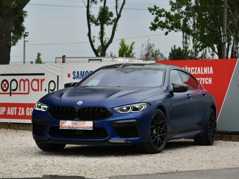BMW M8 Competition 625KM 2022r. SALON fv23 Laser Carbon Kamera360 Bowers &Wil