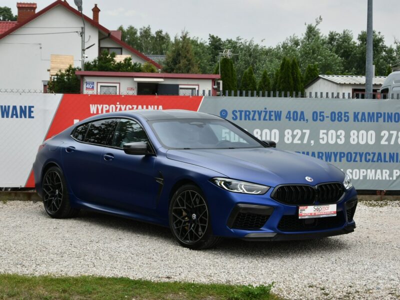 BMW M8 Competition 625KM 2022r. SALON fv23 Laser Carbon Kamera360 Bowers &Wil