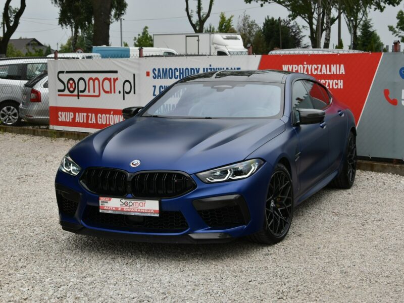 BMW M8 Competition 625KM 2022r. SALON fv23 Laser Carbon Kamera360 Bowers &Wil