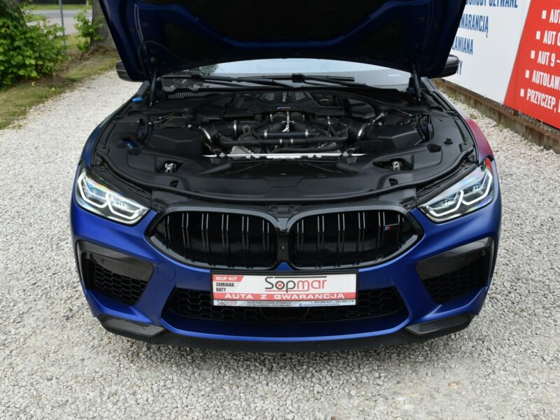 BMW M8 Competition 625KM 2022r. SALON fv23 Laser Carbon Kamera360 Bowers &Wil
