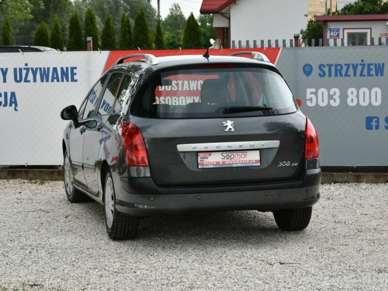 Peugeot 308 SW SW 1.6HDi 90KM 2010r. Klima Czujniki parkowania isofix I (2007-2011)