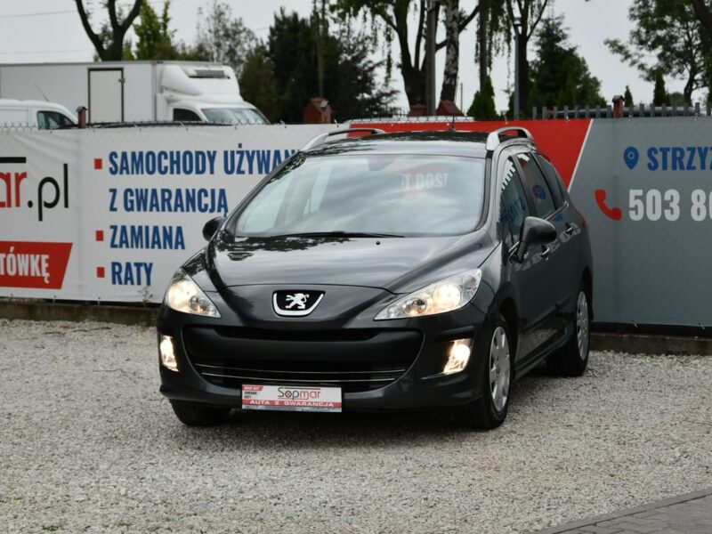 Peugeot 308 SW SW 1.6HDi 90KM 2010r. Klima Czujniki parkowania isofix I (2007-2011)