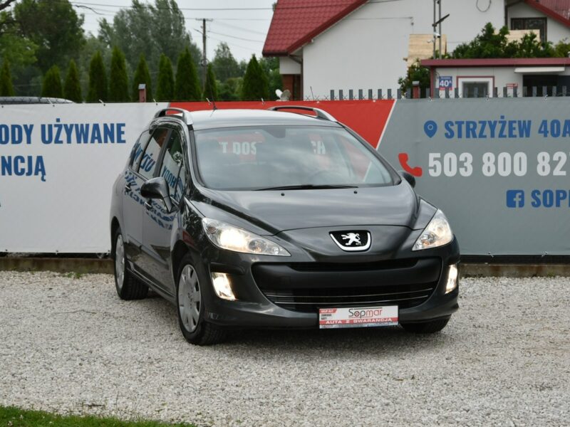 Peugeot 308 SW SW 1.6HDi 90KM 2010r. Klima Czujniki parkowania isofix I (2007-2011)