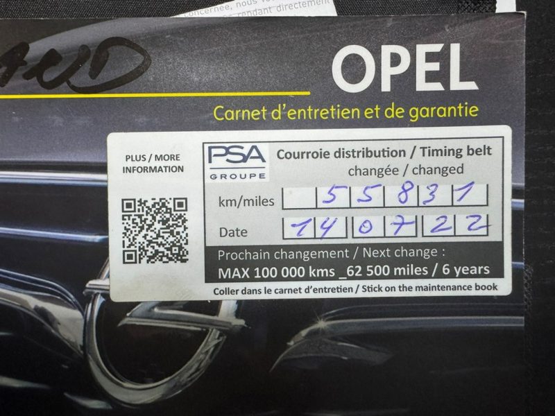 Opel Crossland X Pisemna Gwarancja 12 miesięcy