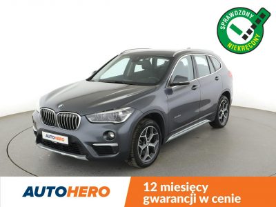 BMW X1 4x4 full LED navi półskóra grzane fotele czujniki parkowania II (F48) (2015-)
