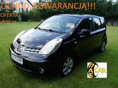 Nissan Note zarejestrowany, ubezpieczony. Gwarancja. Polecam !!! I (2005-2013)
