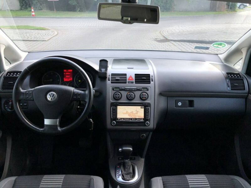 Volkswagen Touran LIFT 2009r UNITED 2.0 TDI 140KM Automat Bi-Xenon Navi Hak DSG Zarejest I (2003-2010)
